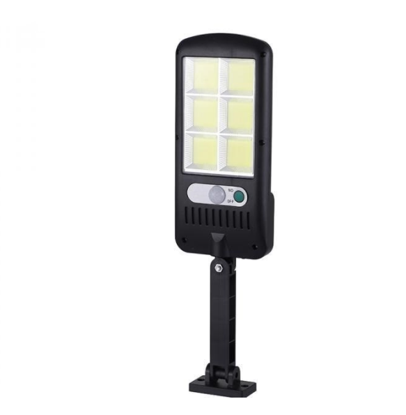 Set 5 Lămpi Solare Stradale cu Senzor de Mișcare, Braț Reglabil și 3 Trepte de Intensitate