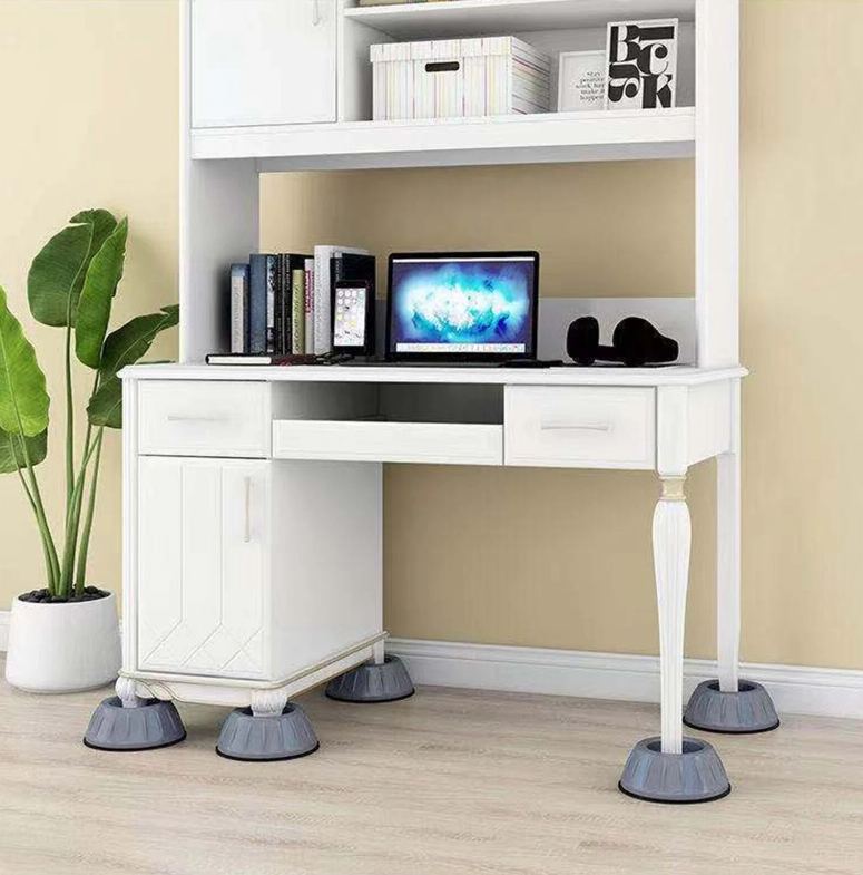 Set de 8 picioruse, anti-zgomot si antiderapante, suporti amortizare vibratii masina de spalat, amortizoare uscator de rufe, frigider, mobilier