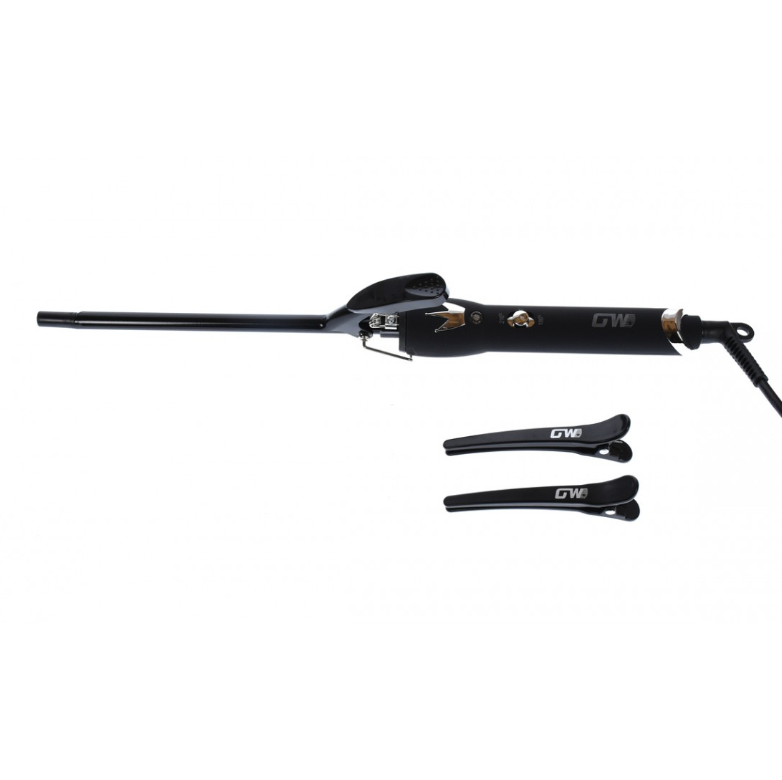 Ondulator de par afro ceramic de 9 mm, doua trepte de incalzire, 180-210 grade celsius, putere 30-50W