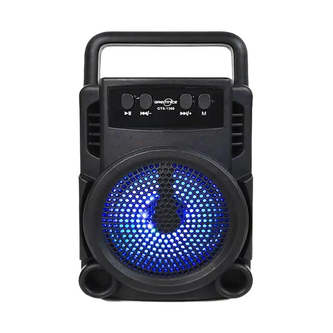 1+1 PROMO Boxa Portabila Bluetooth Cu LED RGB | Putere 10W | Radio FM | USB TF AUX | Baterie Reincarcabila | Maner Transport