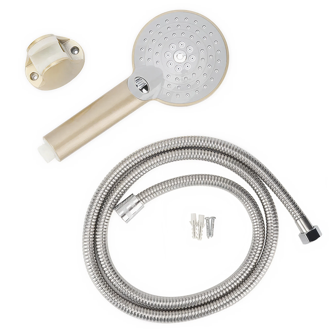 Set Para si Furtun Dus Modern - Furtun 110 cm – 3 Moduri Pulverizare pentru Baie Confortabila