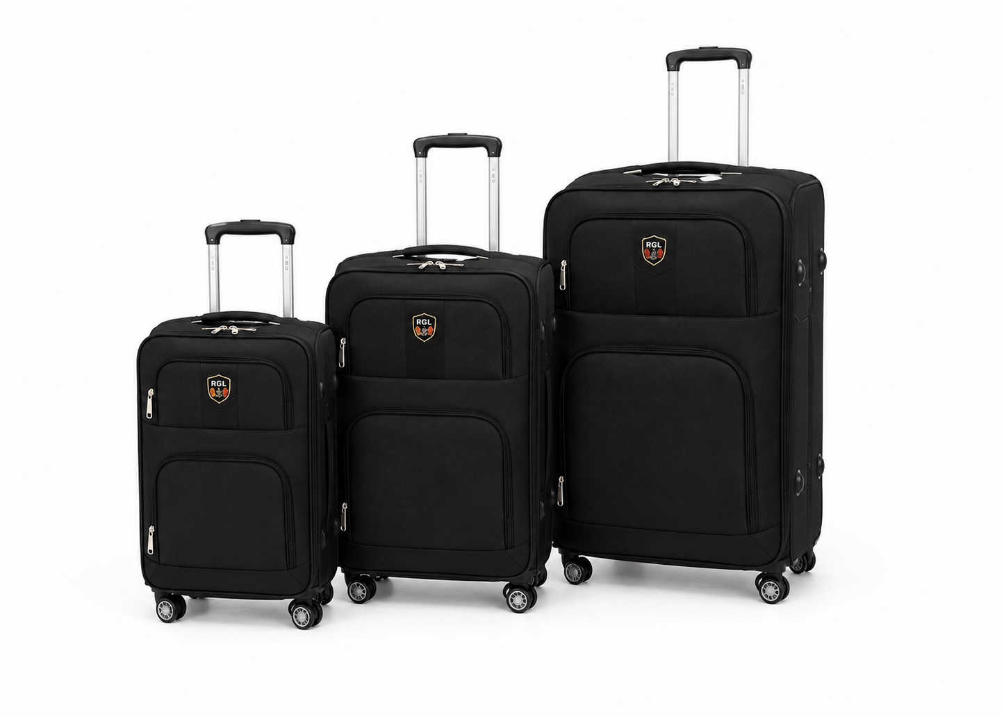 Set 3 Trolere de Calatorie Extensibile | Inchidere cu Cod | Roti 360° | Rezistente la Socuri si Zgarieturi |