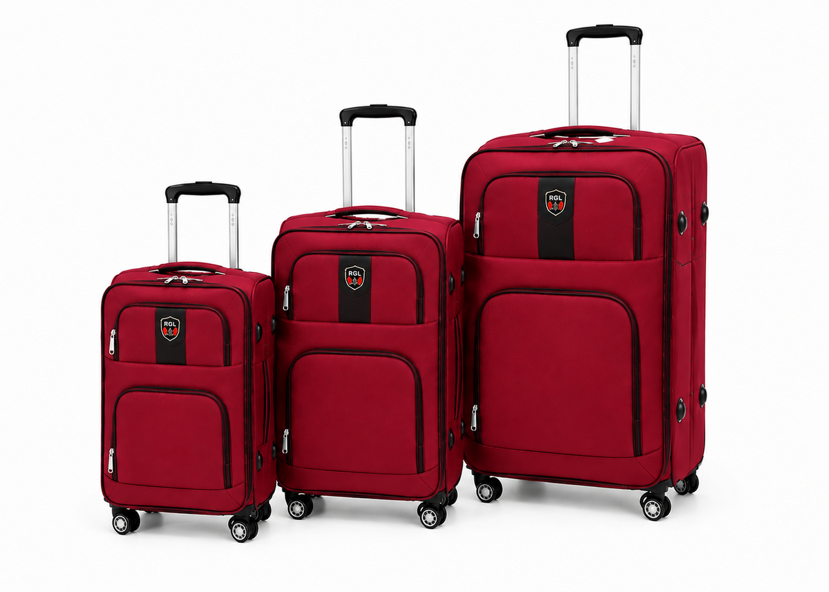 Set 3 Trolere de Calatorie Extensibile | Inchidere cu Cod | Roti 360° | Rezistente la Socuri si Zgarieturi |