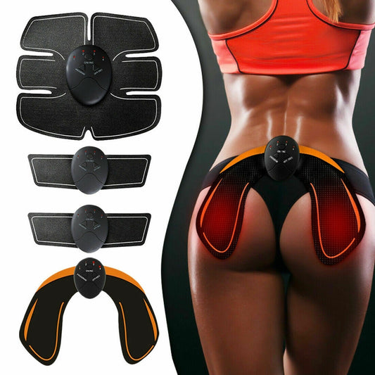 Set Aparat electrostimulare muschi 5 in 1 Fesieri + Aparat pentru Abdomen Brate, Aparat cervical, Anticelulitic, Modelare, Masaj Tonifierea Muschilor WerStil