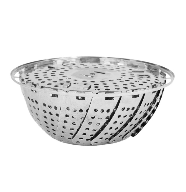 1 + 1 GRATIS - Sită din inox pentru gătit la aburi