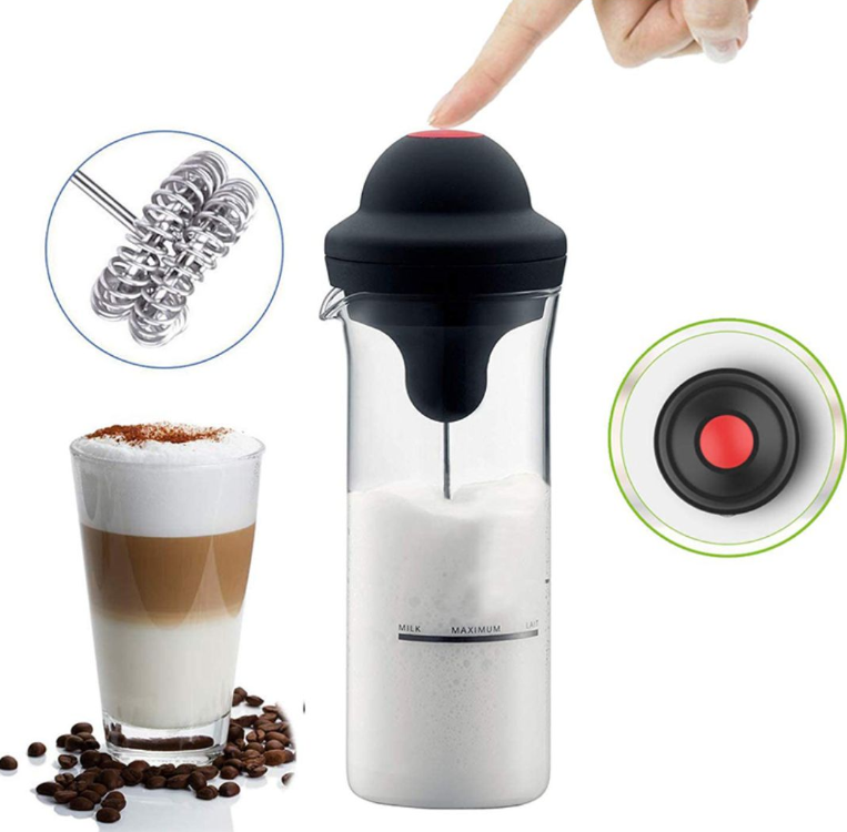 Mixer Spumant Lapte, Cappuccino Recipient Sticla, 450 mL