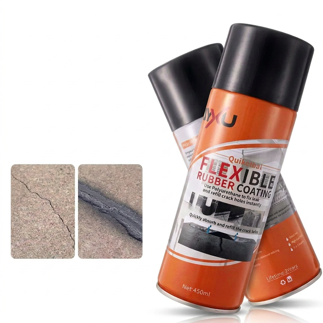 Spray Cauciuc Lichid pentru Etansare si Impermeabilizare | Aplicare Rapida | Rezistent la Apa | pentru Beton, PVC, ABS si MDF