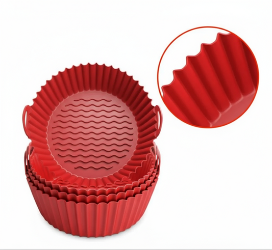 Tavita Din Silicon Pentru Friteuza Cu Aer Cald | Reutilizabila, Antiaderenta, Rezistenta -40°C Pana La +240°C