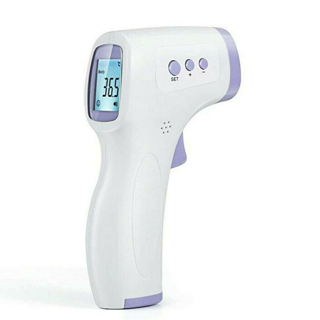 Pachet Promotional | Termometru Noncontact Infrarosu + Pulsoximetru | Ecran LCD | Masurare Temperatura si SpO2
