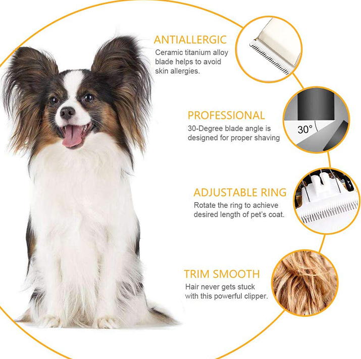 Mașină de tuns, silentioasa, pentru animale de companie