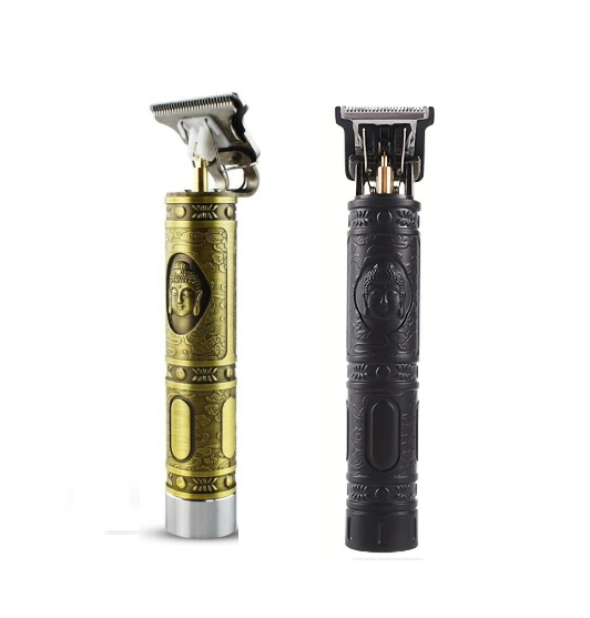 PROMOTIE 1+1 | Aparat Tuns Profesional Auriu + Trimmer Contur Negru | Wireless | Autonomie Extinsa