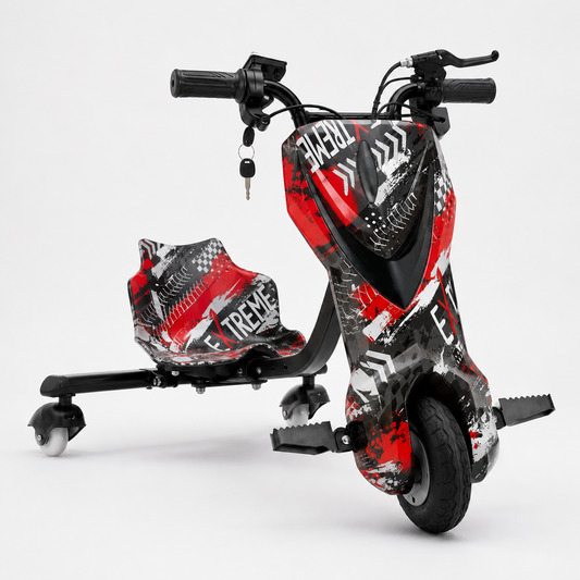 Trotinetă Electrică de Drift 36V, 250W, 3 Roți, Design Racing Extreme