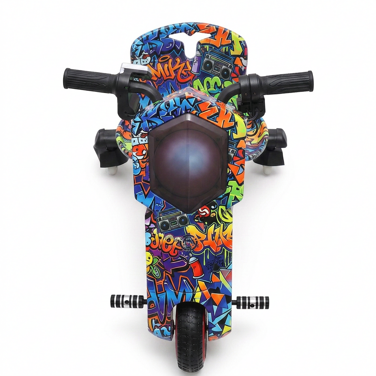 Tricicletă Electrică de Drift pentru Copii 350W, 36V, Bluetooth, LED, Design Graffiti