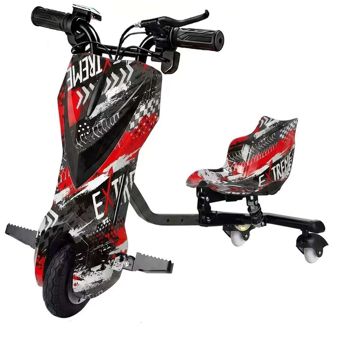 Trotinetă Electrică de Drift 36V, 250W, 3 Roți, Design Racing Extreme