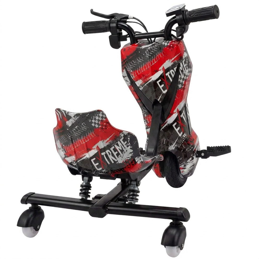 Trotinetă Electrică de Drift 36V, 250W, 3 Roți, Design Racing Extreme