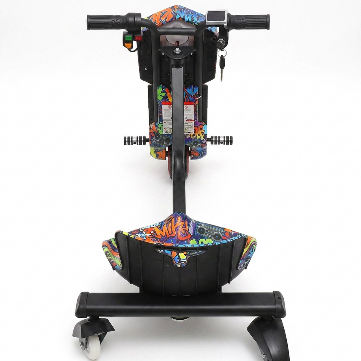 Tricicletă Electrică de Drift pentru Copii 350W, 36V, Bluetooth, LED, Design Graffiti