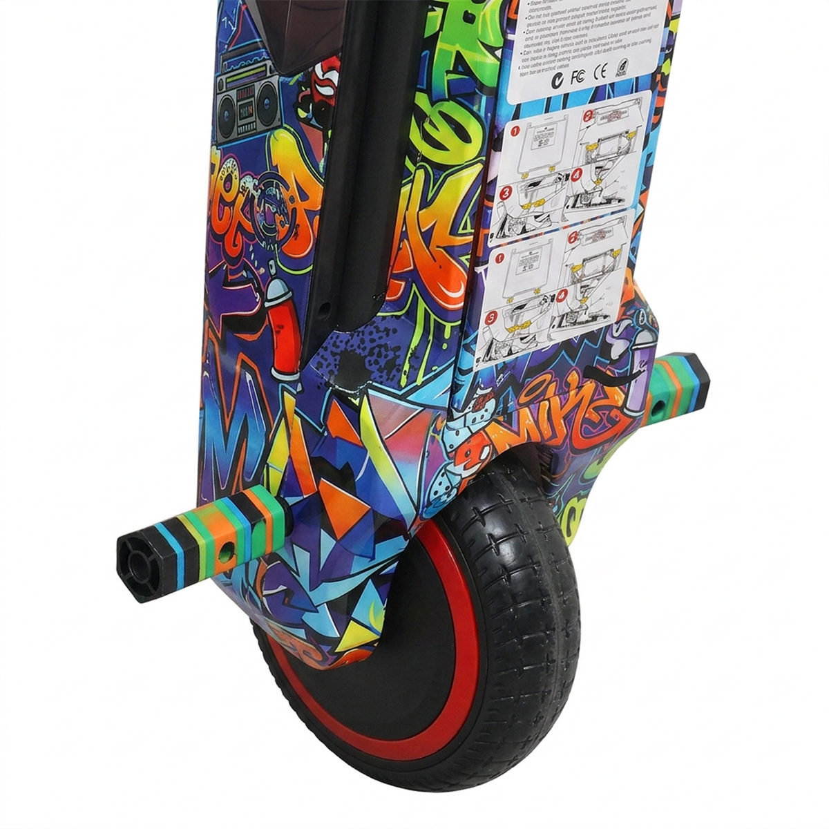 Tricicletă Electrică de Drift pentru Copii 350W, 36V, Bluetooth, LED, Design Graffiti