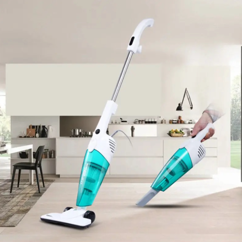 Aspirator Vertical cu Fir 2 în 1, Fără Sac, Tehnologie Ciclonică și Filtru HEPA Lavabil