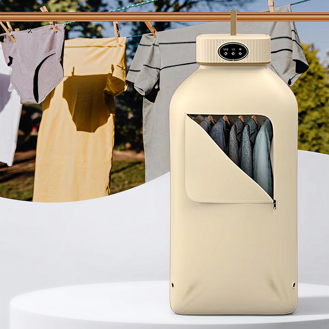 Uscator Electric Portabil 600W | Temporizare 1-8 Ore | Sterilizare UV | Capacitate 10 Kg | Aer Cald 360°