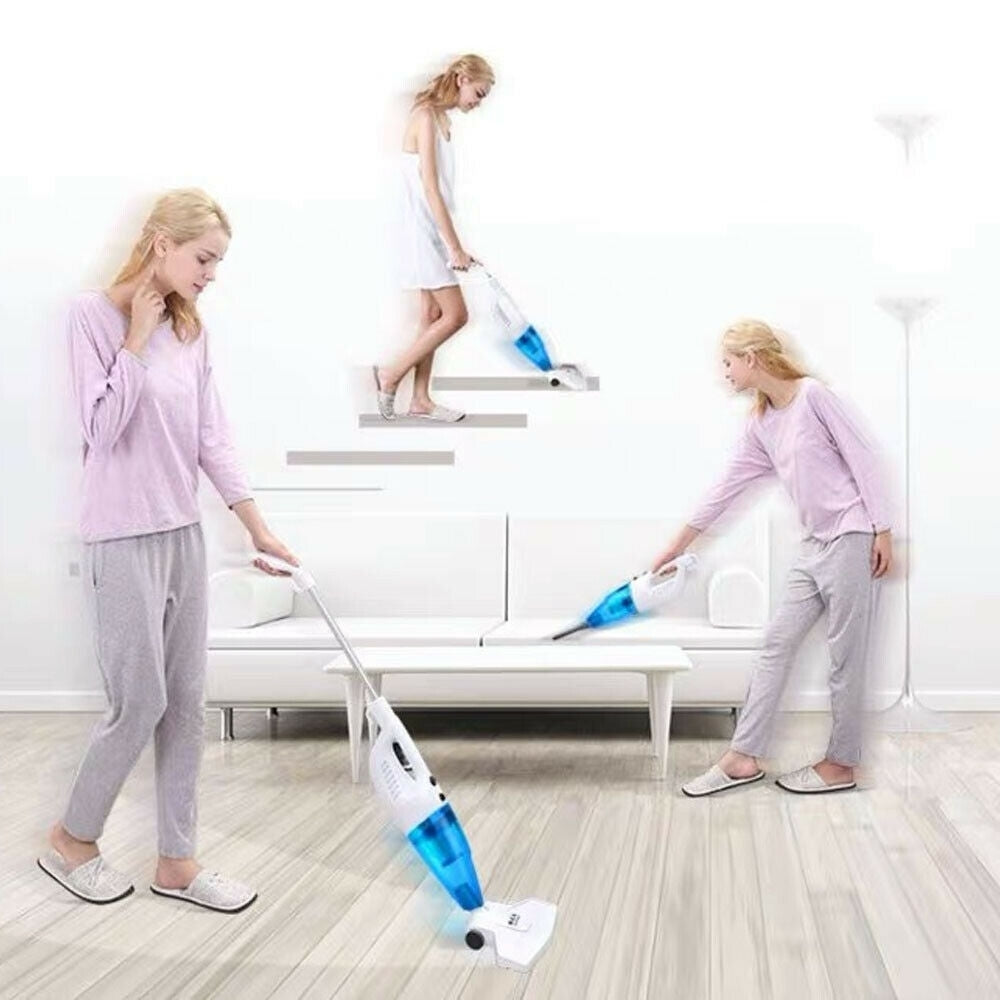 Aspirator Vertical cu Fir 2 în 1, Fără Sac, Tehnologie Ciclonică și Filtru HEPA Lavabil