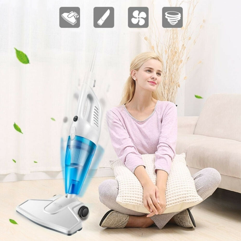 Aspirator Vertical cu Fir 2 în 1, Fără Sac, Tehnologie Ciclonică și Filtru HEPA Lavabil