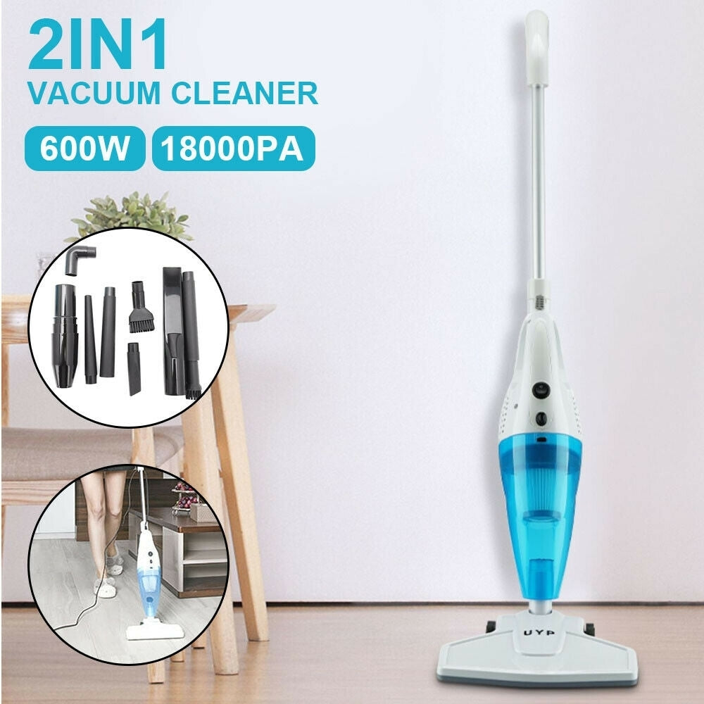 Aspirator Vertical cu Fir 2 în 1, Fără Sac, Tehnologie Ciclonică și Filtru HEPA Lavabil