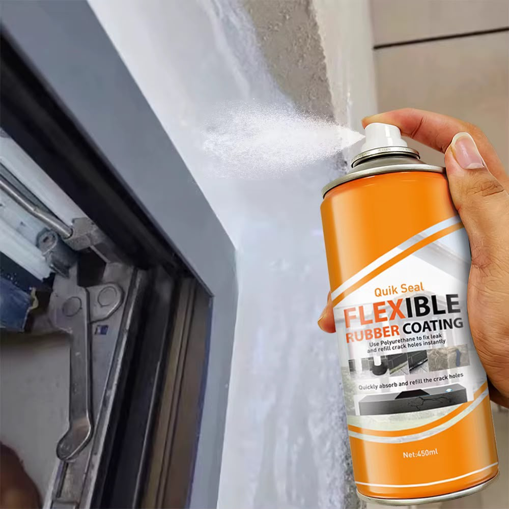 Spray Cauciuc Lichid pentru Etansare si Impermeabilizare | Aplicare Rapida | Rezistent la Apa | pentru Beton, PVC, ABS si MDF