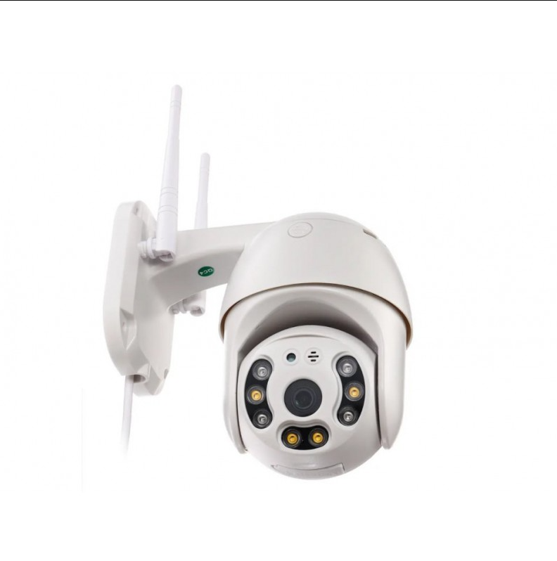 Cameră de Supraveghere PTZ WiFi 2MP cu Iluminare LED Automată, IR, Audio și Detecție Umană