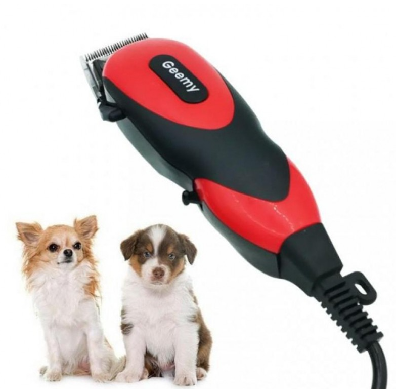 Mașină de Tuns pentru Câini și Pisici Gemey GM-1023, cu 4 Piepteni, Foarfecă și Cutie